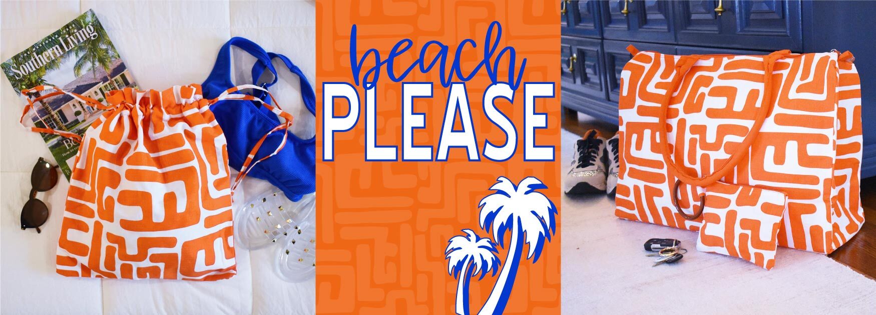 beach accessories are available in so many patterns!